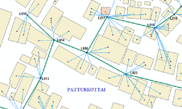 Processed utility network data visualisation